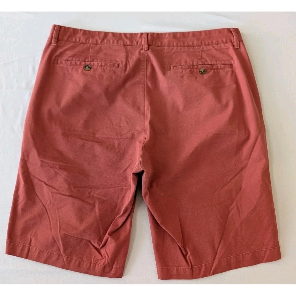 Lot of 2 Bonobos Stretch Chino Shorts Men's 36 Blue Rust 10